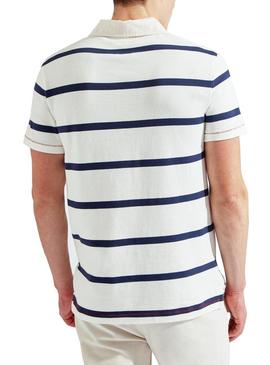 Polo Hackett Rugby Stripes para Homem