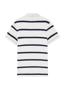 Polo Hackett Rugby Stripes para Homem