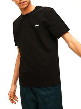 T-Shirt Lacoste Live Unisex Preto 