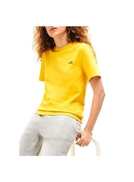 T-Shirt Lacoste Live Amarelo Unisex