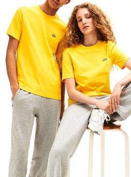 T-Shirt Lacoste Live Amarelo Unisex