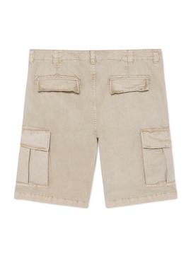 Bermuda Hackett Cargo Bege para Homem