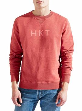 Sweat Hackett Basic Vermelho para Homem