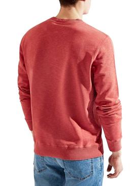 Sweat Hackett Basic Vermelho para Homem