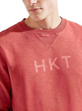 Sweat Hackett Basic Vermelho para Homem