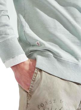 Sweat Hackett Basic Verde para Homem