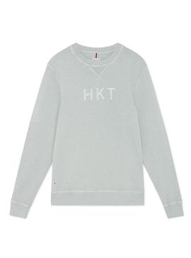 Sweat Hackett Basic Verde para Homem