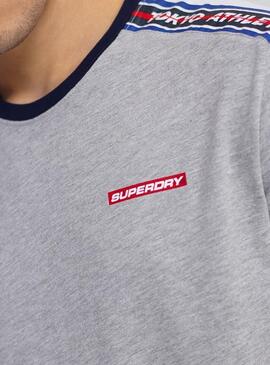 T-Shirt Superdry Trophy Cinza para Homens