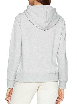 Sweat Tommy Jeans Logo Hoodie Cinza