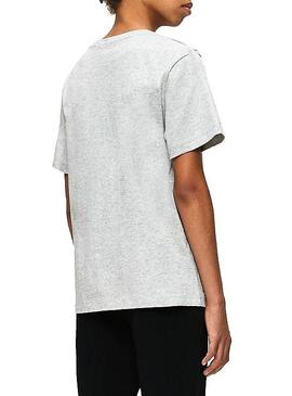 T-Shirt Calvin Klein Jeans Basic Cinza para menino