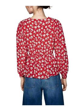 Blusa Pepe Jeans Mila Vermelho Mulheres