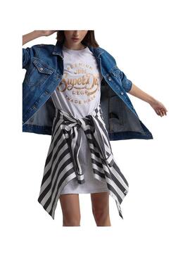 Vestido Superdry Core Bege para Mulher