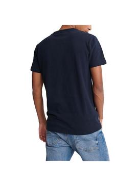 T-Shirt Superdry Core Logo Azul Homem