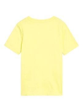 Camiseta Calvin Klein Jeans Monogram Amarelo