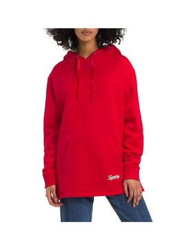 Sweat Tommy Jeans Slit Vermelho