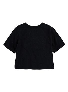 T-Shirt Levis Varsity Serif Preto para Menina