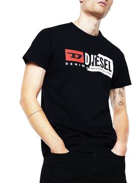 T-Shirt Diesel Diego Black para mulher e homem