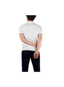 Polo El Ganso Desenho Micro Branco para Homem