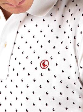 Polo El Ganso Desenho Micro Branco para Homem