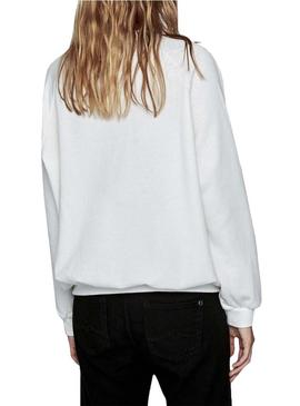 Sweat Pepe Jeans Kara Branco para Mulher