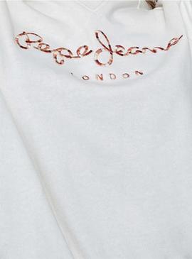 Sweat Pepe Jeans Kara Branco para Mulher