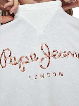 Sweat Pepe Jeans Kara Branco para Mulher
