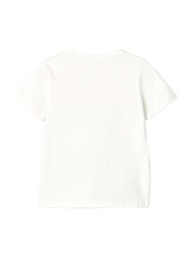 T-Shirt Name It Branco Fame para o Menino