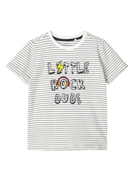 T-Shirt Name It Dylan Branco para Meninos