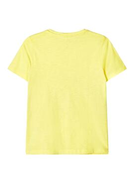 T-Shirt Name It Fagiolo Amarelo para Meninos