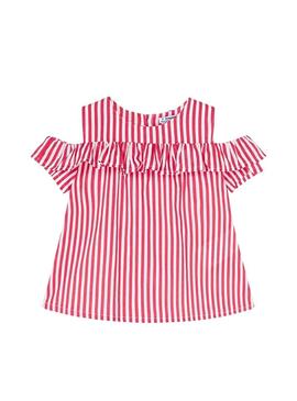 Blusa Mayoral Rayas Vermelho para Menina