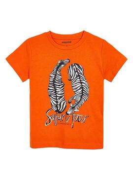 T-Shirt Mayoral Safari Laranja para Menimo