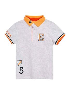 Polo Mayoral Fun Cinza para Menimo