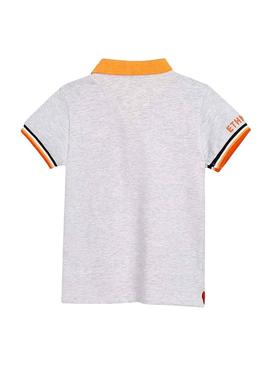 Polo Mayoral Fun Cinza para Menimo