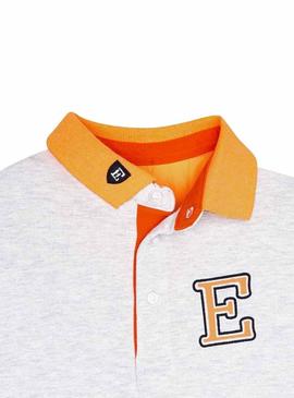 Polo Mayoral Fun Cinza para Menimo