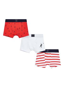 Cuecas Mayoral Baseball Vermelho para Menimo