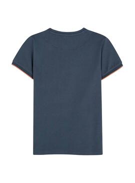 T-Shirt Mayoral Tropical Pocket Azul para Menimo