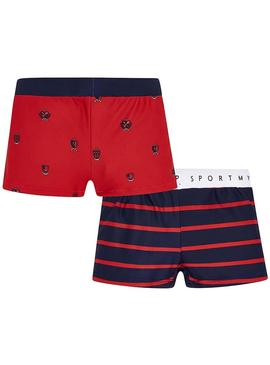 Swimsuit Mayoral Hibiscus Vermelho para Menino