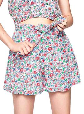 Short Pepe Jeans Paulina Floral Mulher