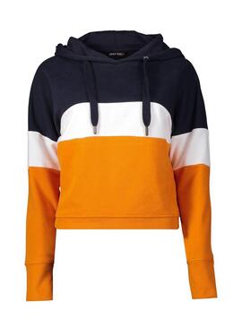 Sweat Only Dorit Block Amarelo para Mulher