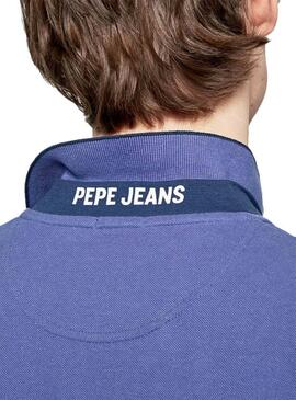 Polo Pepe Jeans Lucas Azul para Homen