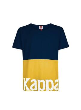 T-Shirt Kappa Carrency Bicolor Para Homem