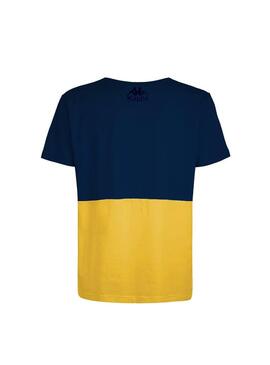 T-Shirt Kappa Carrency Bicolor Para Homem