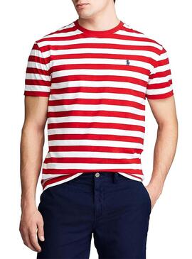 T-Shirt Polo Ralph Lauren Listra Vermelho Para Homem