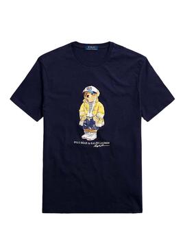 T-Shirt Polo Ralph Lauren Polobear Azul Marinho Homem