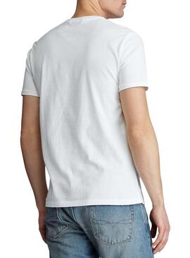 T-Shirt Polo Ralph Lauren Polobear Branco Homem