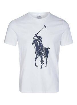 T-Shirt Polo Ralph Lauren Big Pony Branco Homem