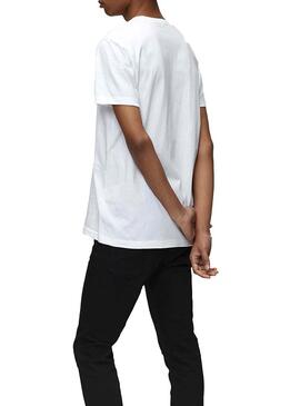 T-Shirt Calvin Klein Organic Logo Branco Homem
