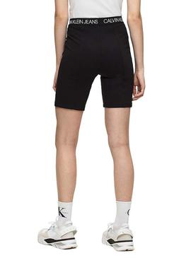 Shorts Ciclistas Calvin Klein Milano preta de mulher 
