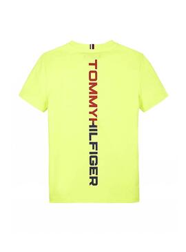 T-Shirt Tommy Hilfiger Refelctive Verde para Menino