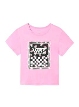 T-Shirt Vans Boxed rosa para Menina
